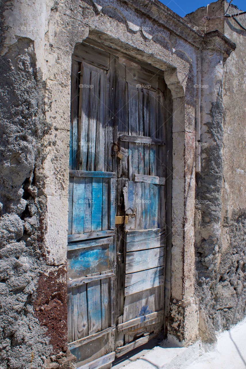 blue. door. wood. santorini. by snutten