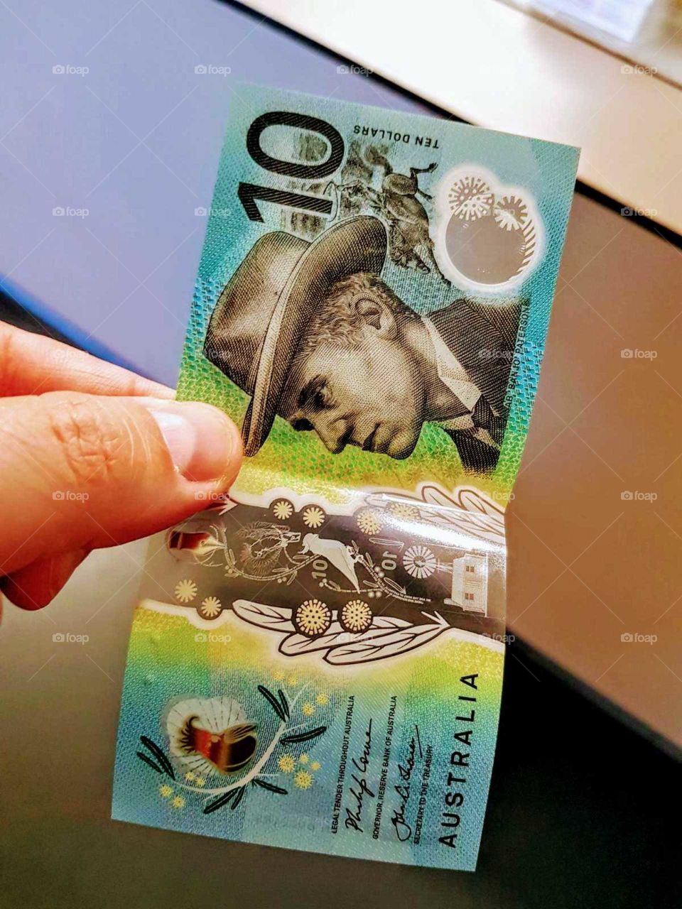 Aussie dollars!