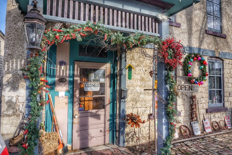 Decorated Door