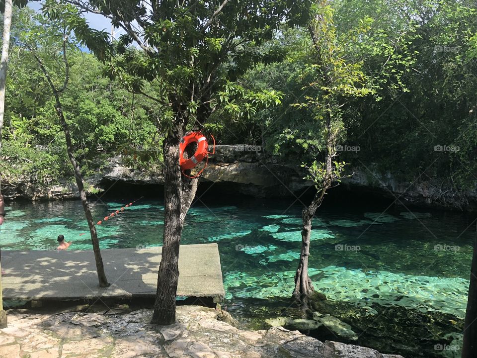 Cenote azul, Mexico 