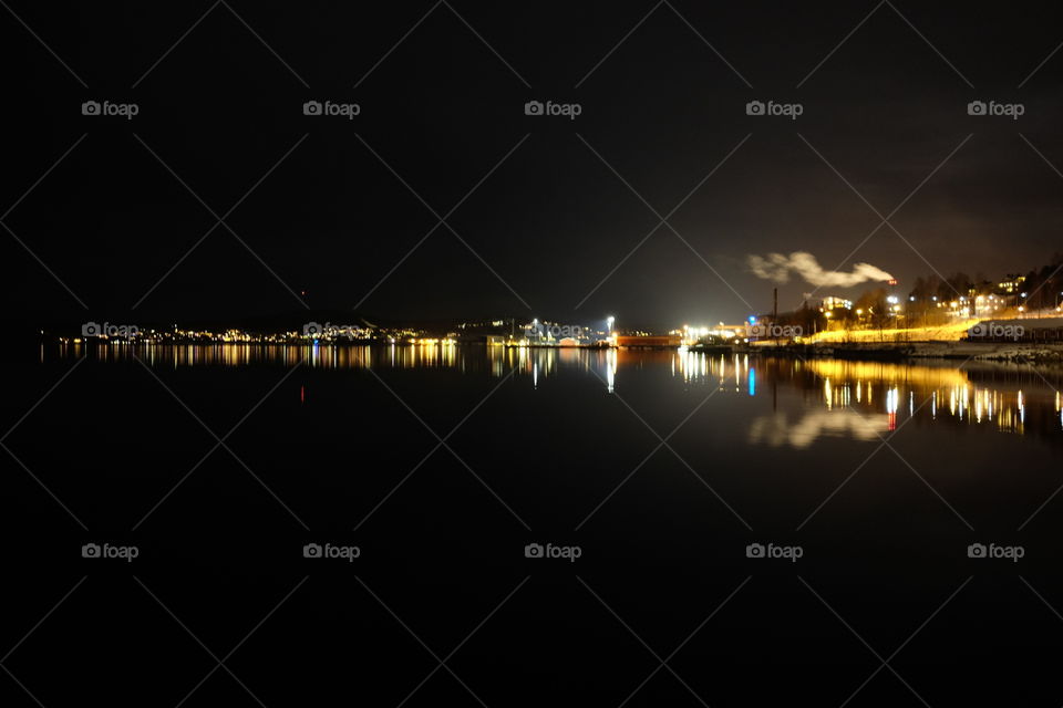 Water, Reflection, Bridge, Sunset, River