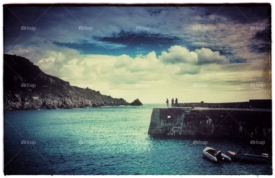 Cornwall. Harbour 