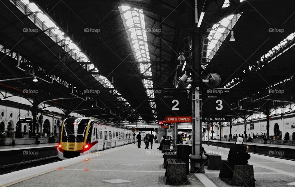 The Railway Station.