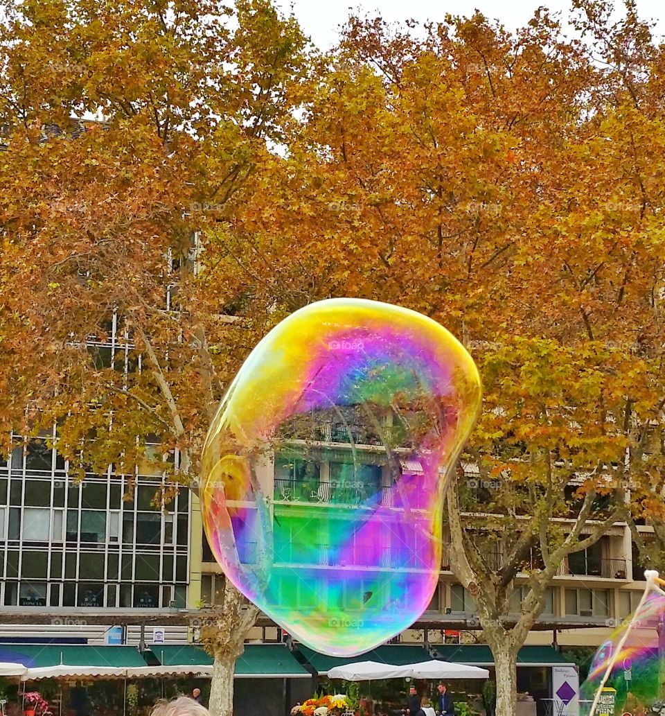 colorful bubble