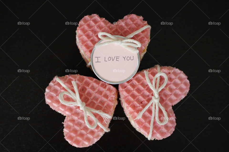 Heart shaped wafers