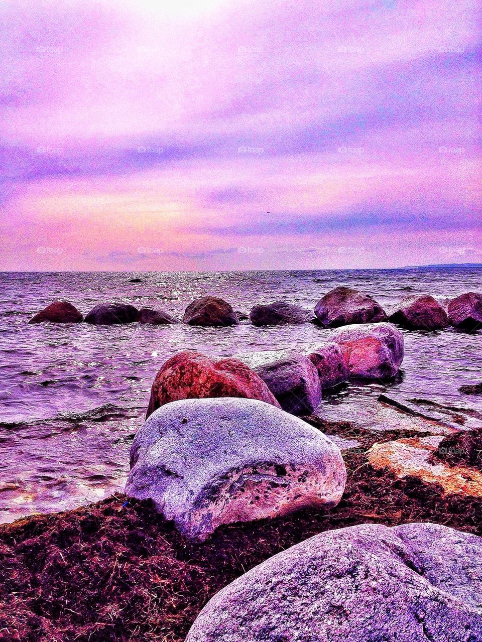 Rocks in the sea