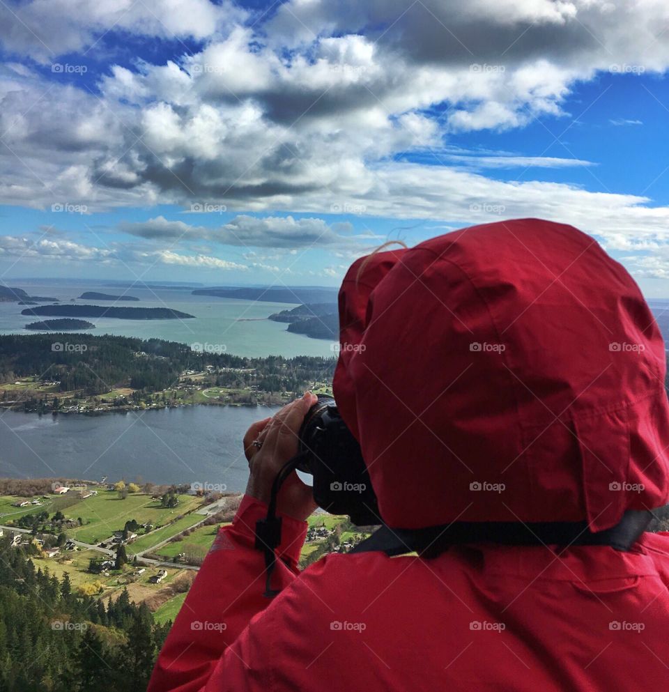 Photographer in Red