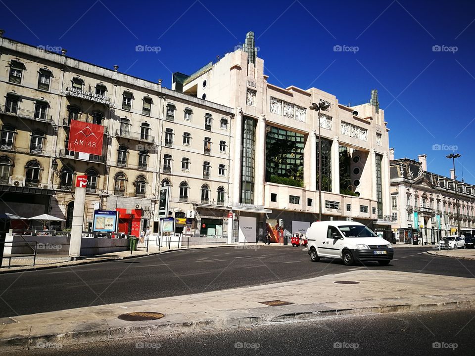 Lisbon downtown.