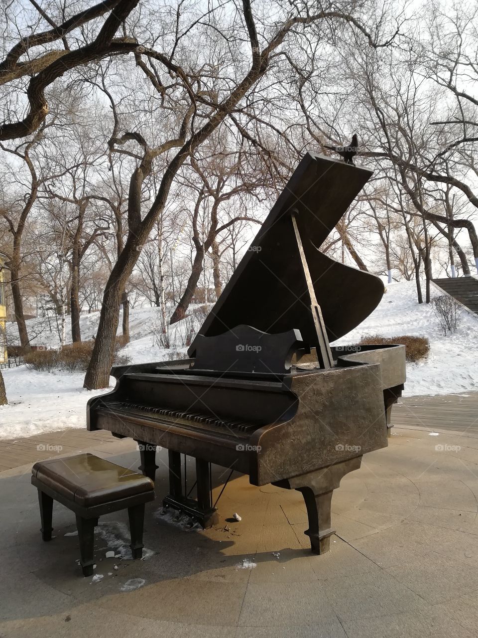 Snowing piano