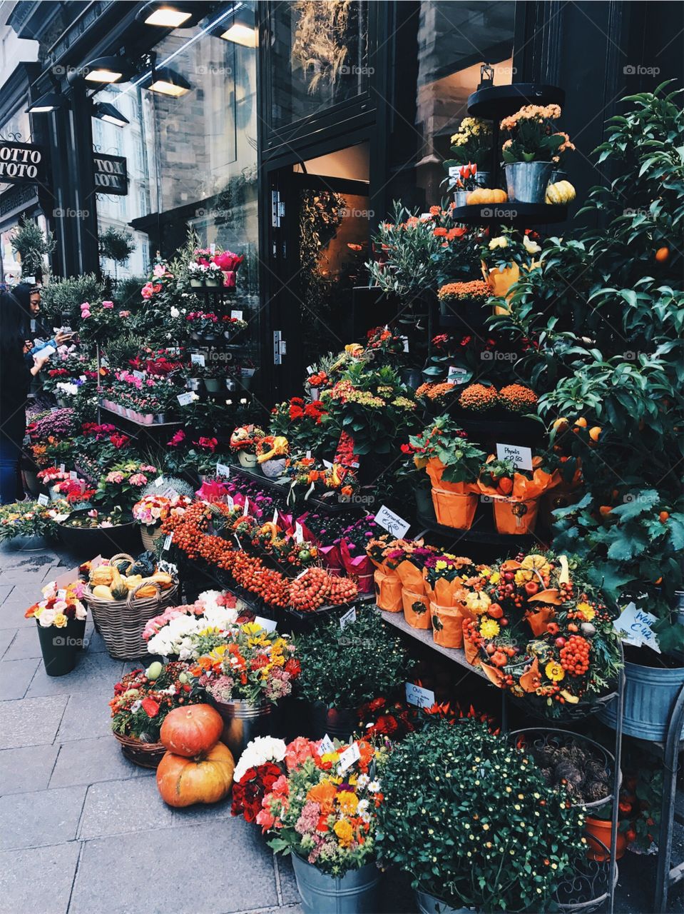 Such a beautiful flowers shop in Vienna 
