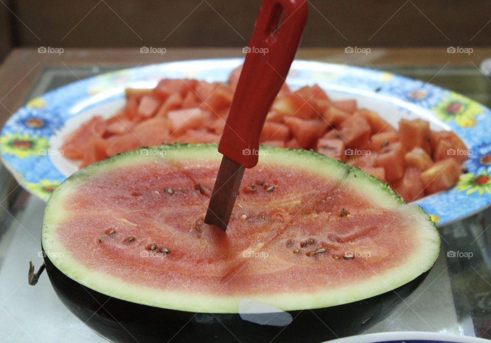 Bit the heat with watermelon 