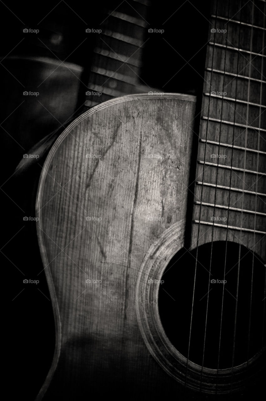 Close-up of guitar