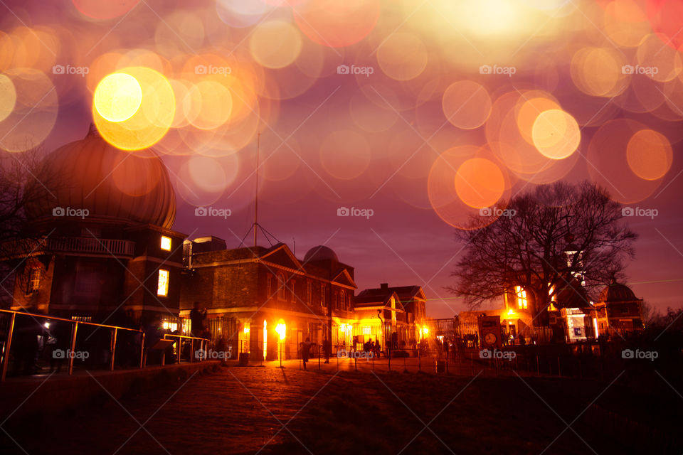 A beautiful night scene of London, United Kingdom. Artistic, colorful photo of a city.