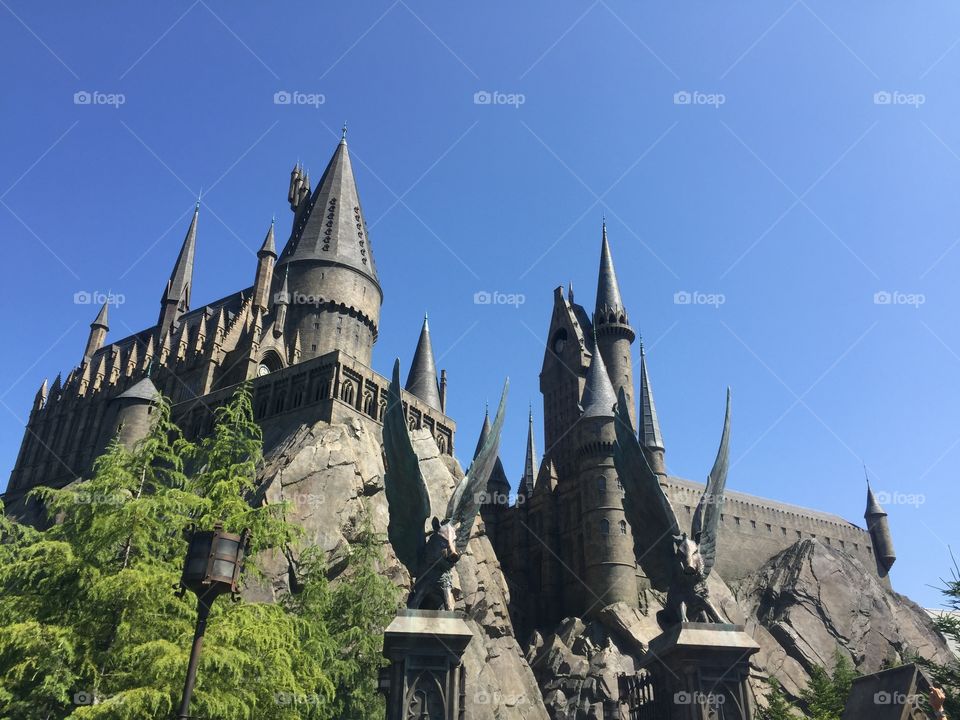 Harry Potter Castle, the ride in Universal Studios Japan, Osaka