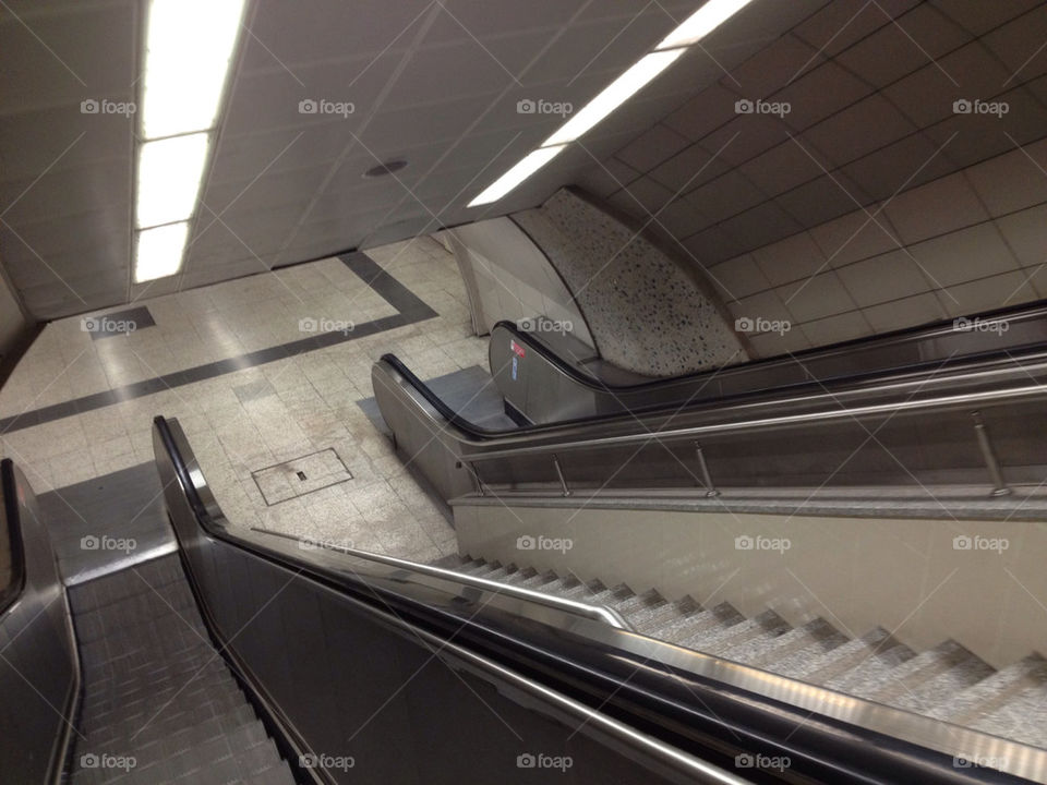 subway stairs escalator metro by linhof