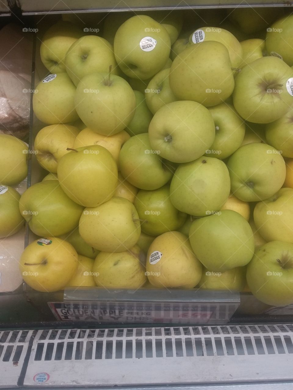 apple frut sweet green yellow