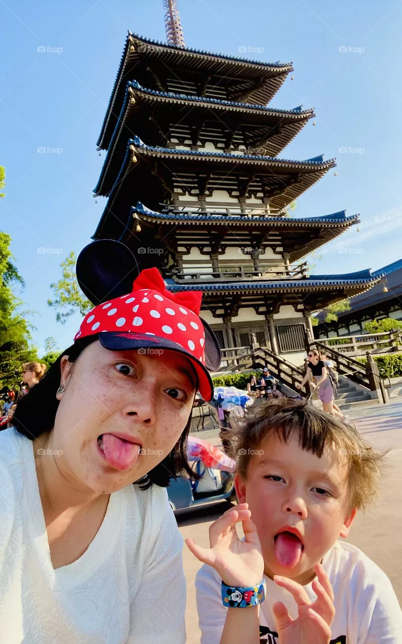 Mom and son