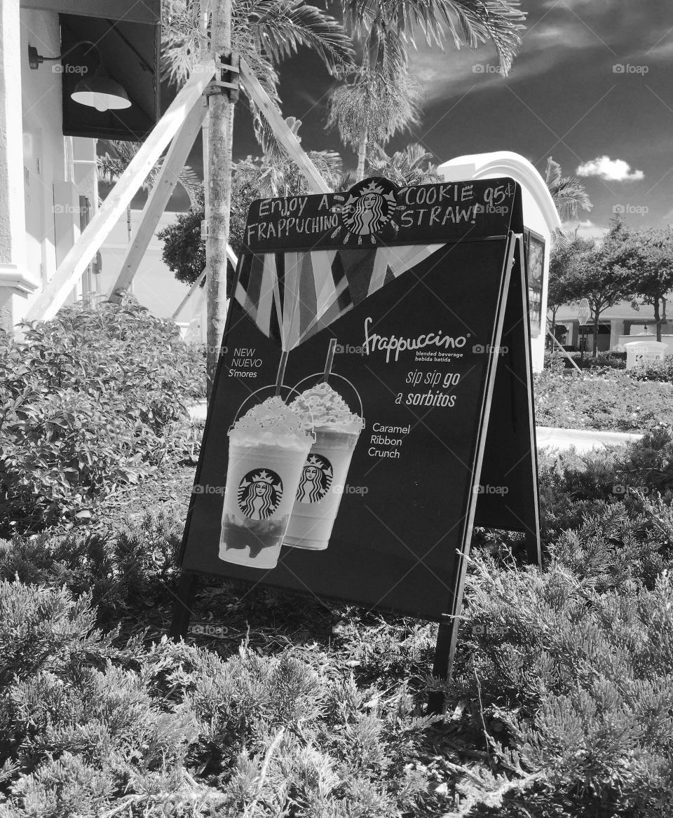 Mad coffee. A Starbucks ad
