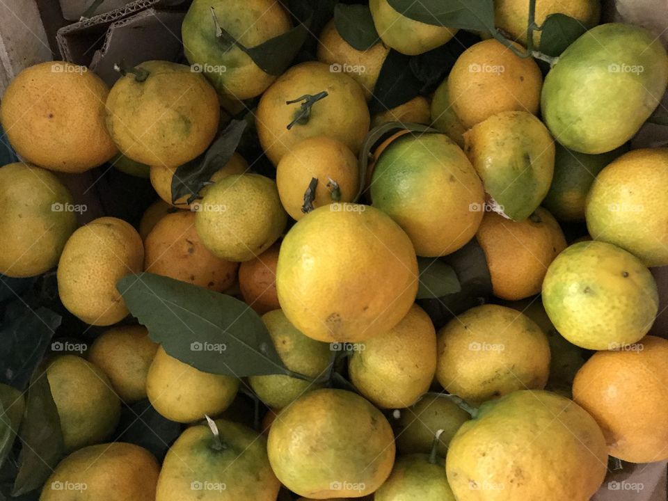 Mandarins Tangerins background and texture
