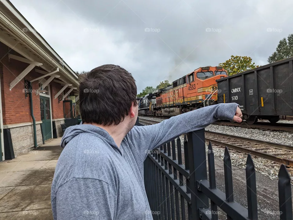 leaving the station