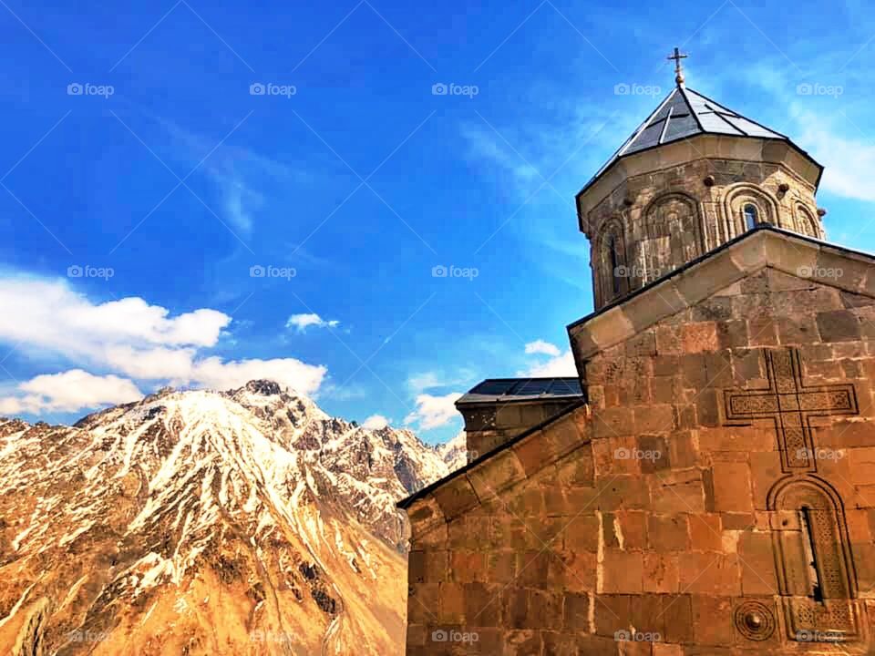 Gergeti trinity church - kazbegi,georgia