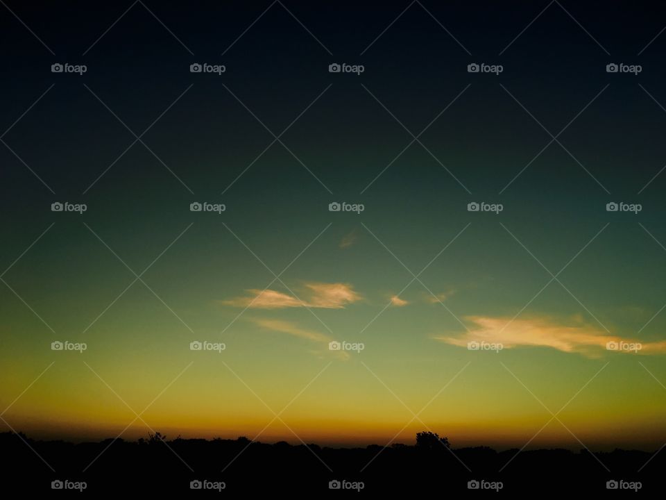 Sundown late Spring Texas 