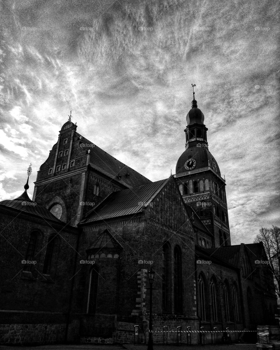 Dome Square, Old Riga, Latvia, Europe