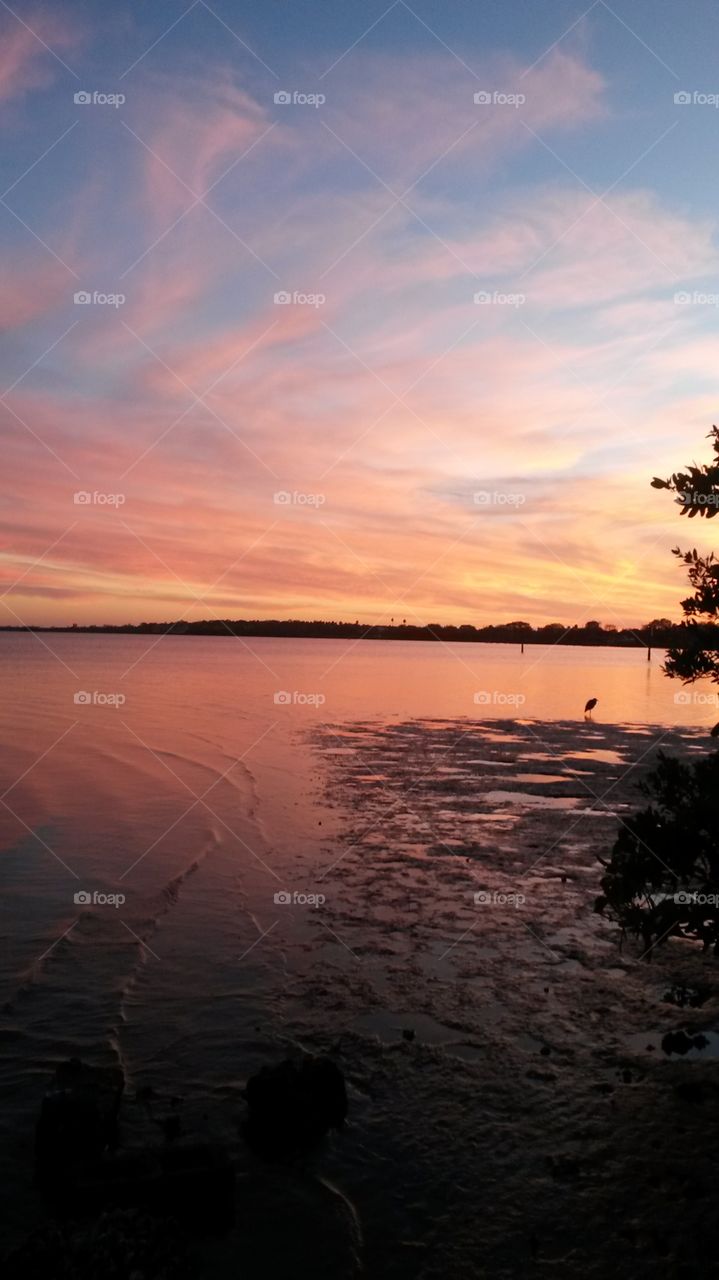 Safety Harbor sunset at the pier