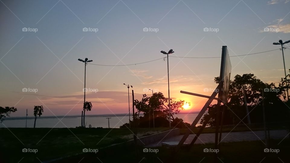 mais um por do sol de tirar o fôlego