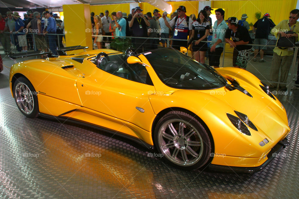 yellow car sports two by kshapley