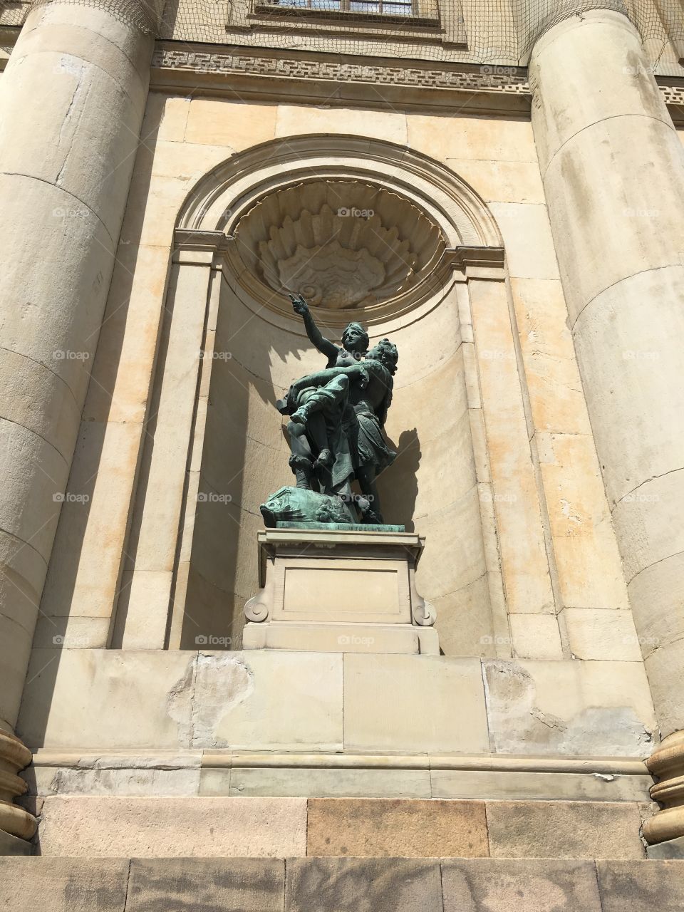 Statue on the royal castle
