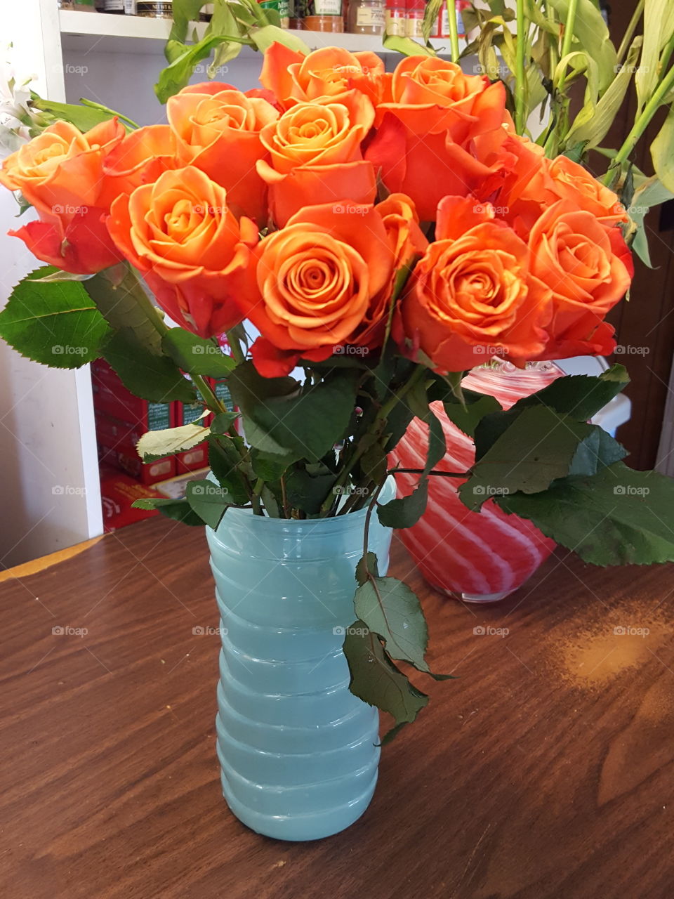 orange roses