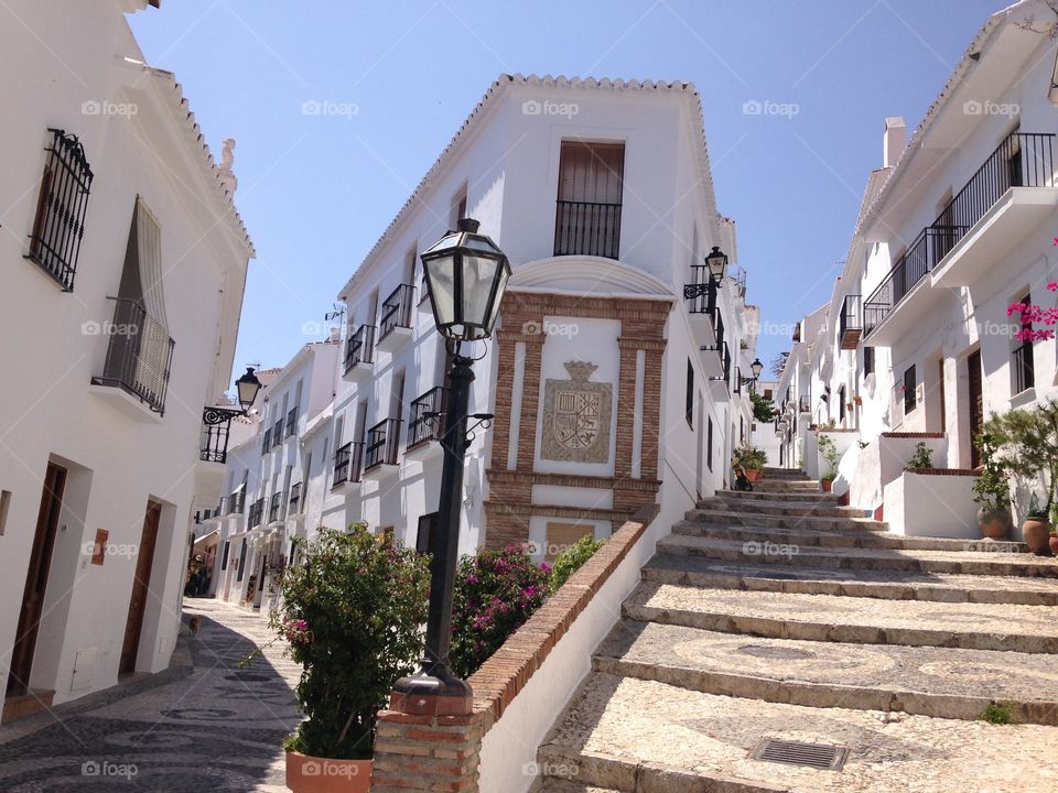 Traditional Spanish village.