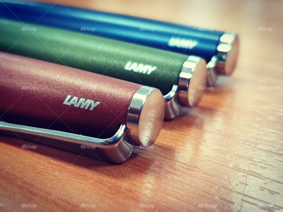 lamy on the desk in Thailand