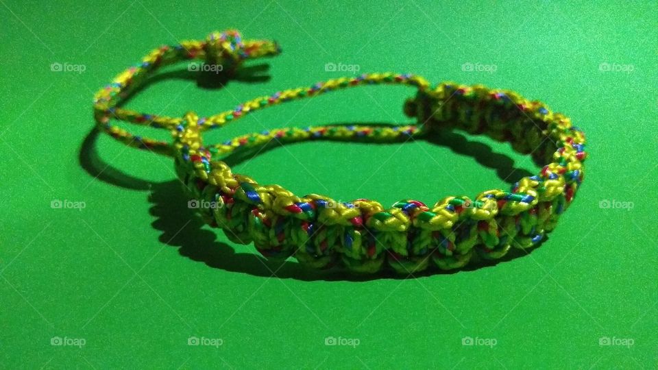 homemade rope bracelets for sale.