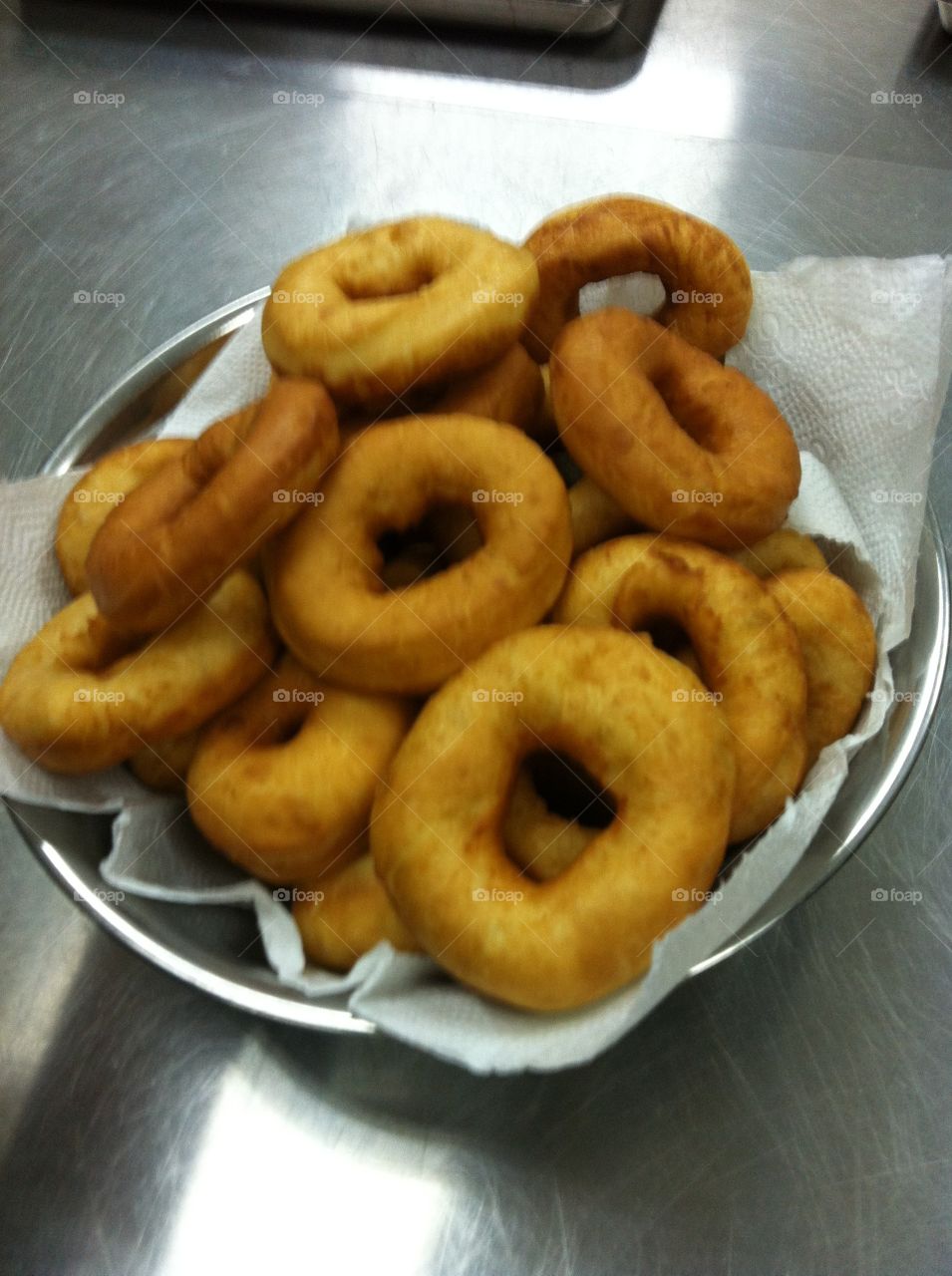 homemade doughnut