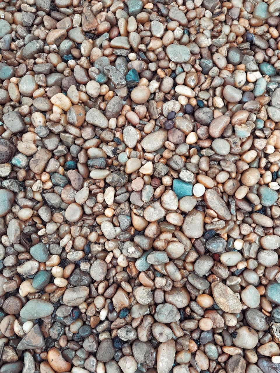 small rocks on The ground