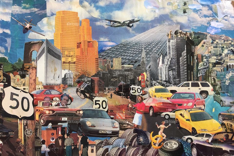 Half-century celebration collage