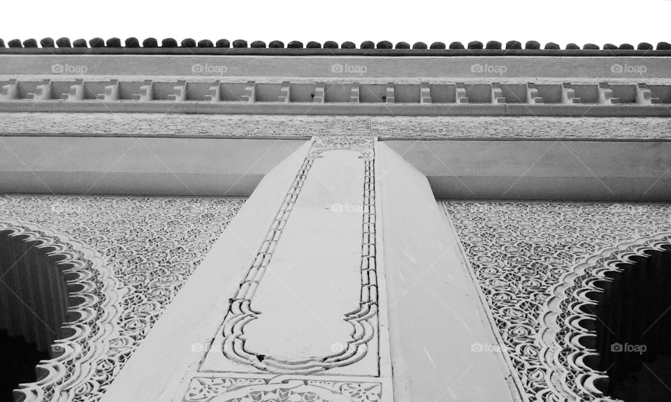 looking up at a building