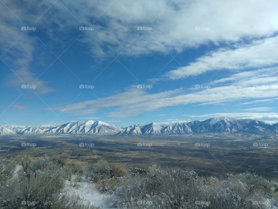 The view of Utah County - 2016
