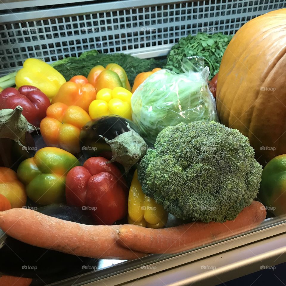 Broccoli, Vegetable, Food, Cabbage, Supermarket