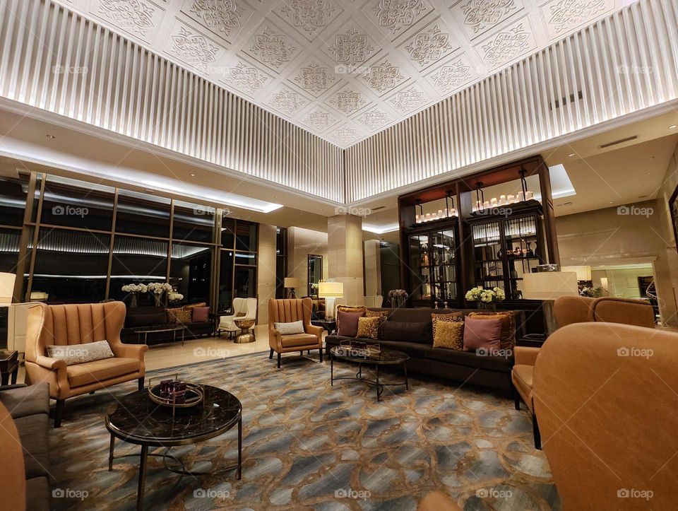 Living room, modern style