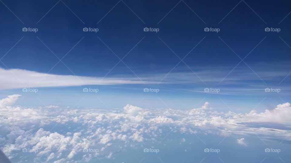 Take pictures from the plane