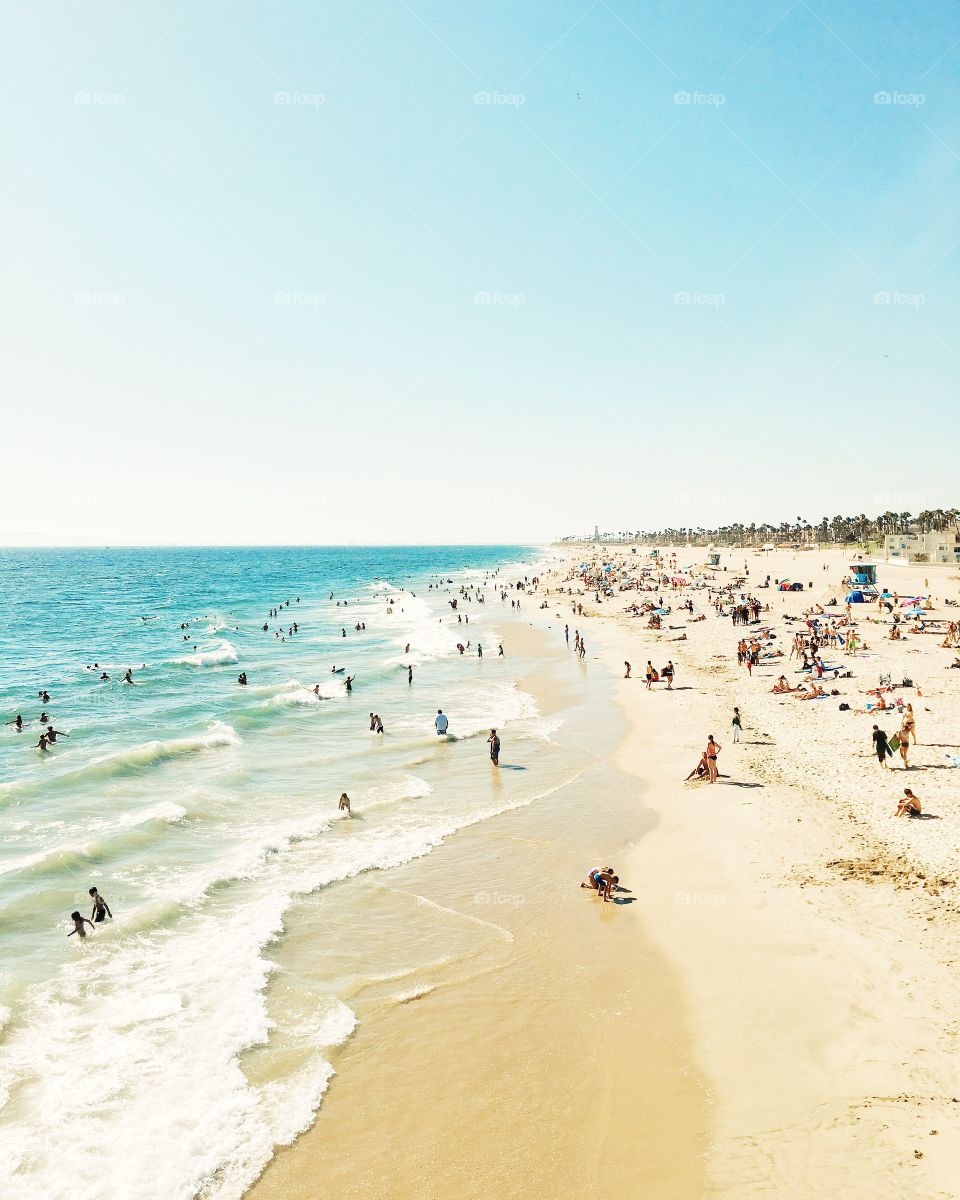 Beach views in the afternoon.