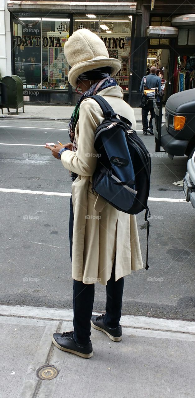 Outfit in Garment Center in NYC