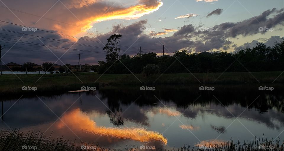 Lake reflection