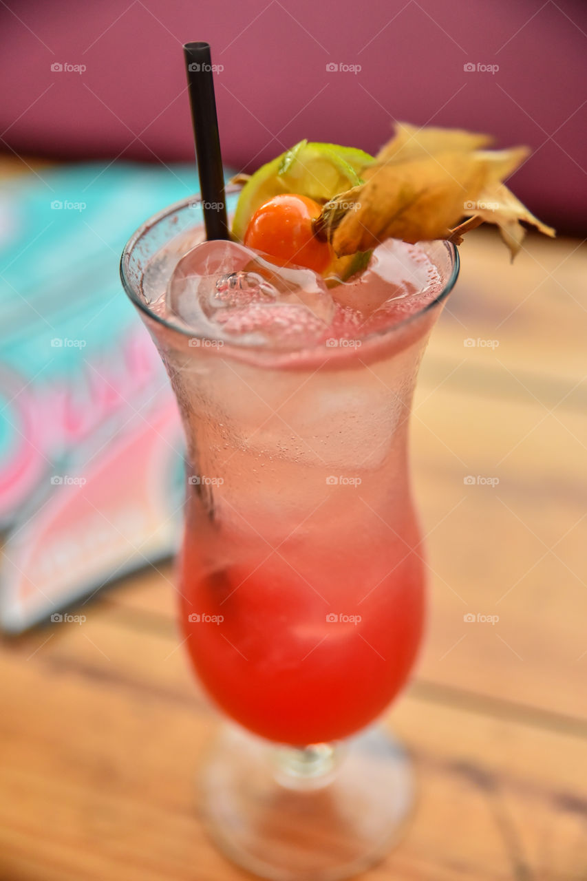 Close-up of drink in glass