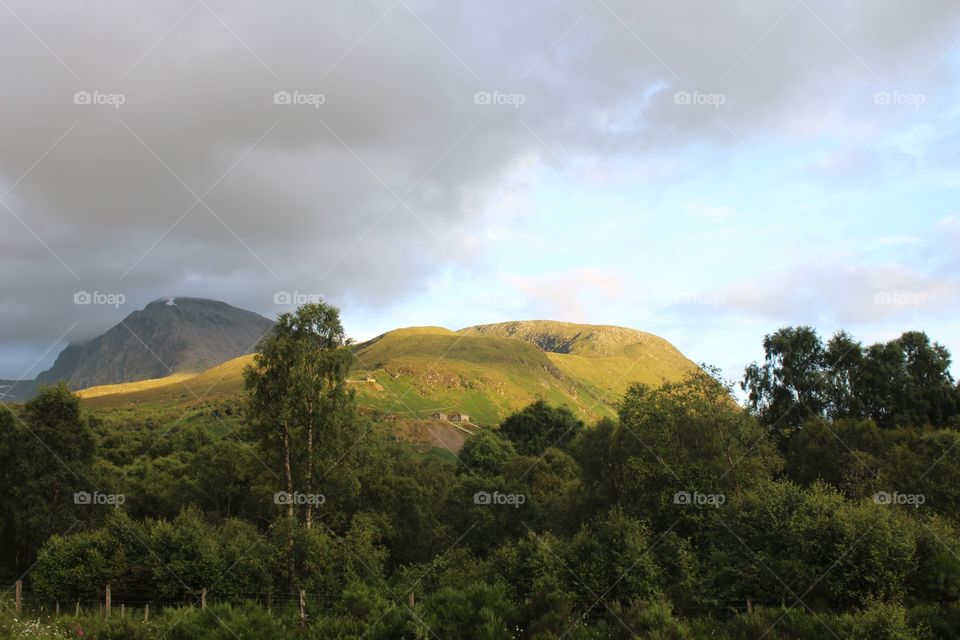 Landscape, Mountain, Tree, Nature, Sky