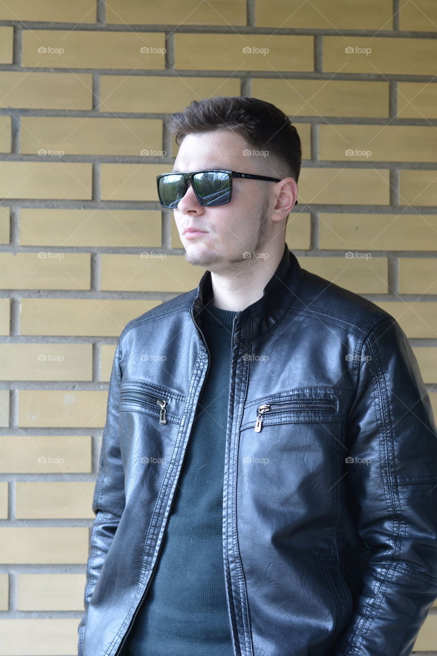 Sunglasses, Fashion, Portrait, Man, One