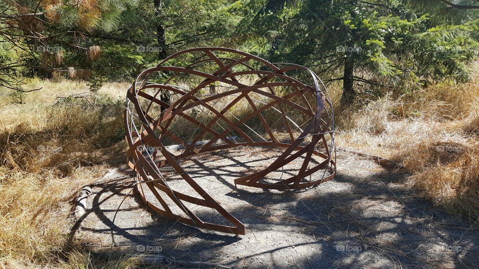 Metal Art in Nature's Park